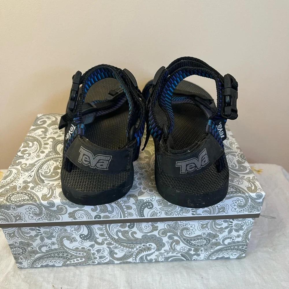 Teva Vintage Pterodactyl Strap Waterproof Sandals Adjustable Athletic Blue